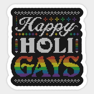 Happy Holigays! Sticker